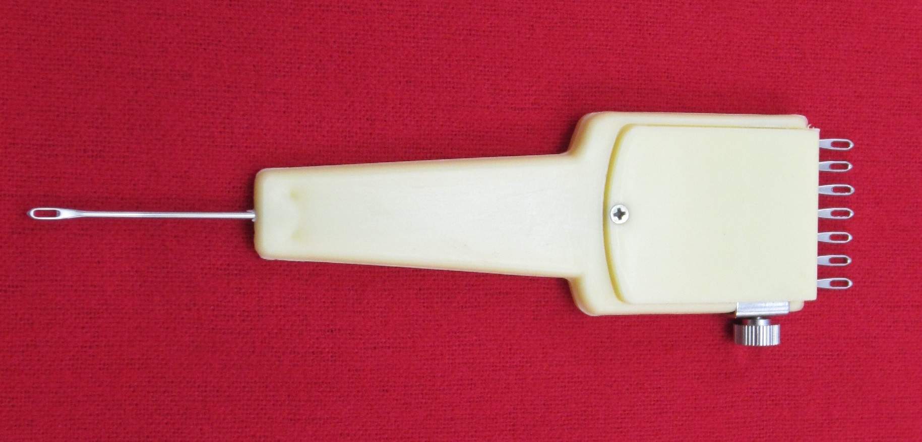 verstellbare Deckernadel 1-7 für 4,5mm Strickmaschinen - adjustable transfer tool for 4.5mm knitting machines